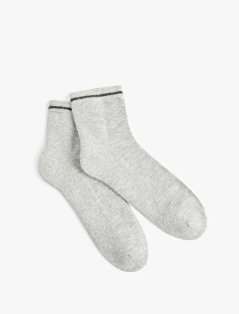 Çizgili Soket Çorap