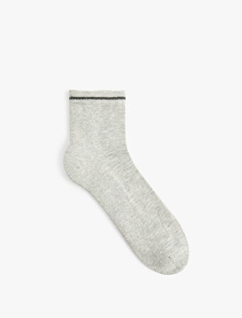 Çizgili Soket Çorap