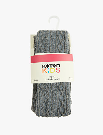 Dokulu Külotlu Çorap