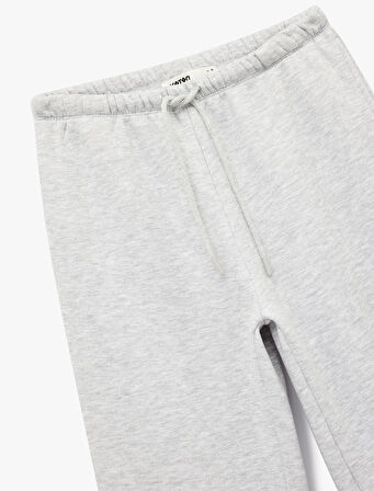 Üç İplik Şardonlu Cepli Bol Paça Eşofman Altı