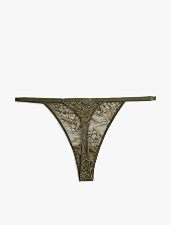 Dantelli Rahat Kalıp String Külot