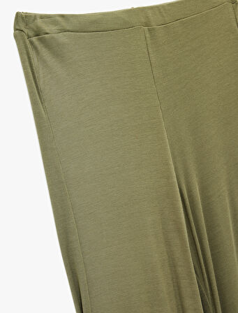 Rahat Kalıp Uzun Geniş Paça Pijama Altı