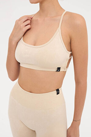 Glowfit Sporcu Sütyeni Askılı Sırt Detaylı Toparlayıcı Büstiyer Bra