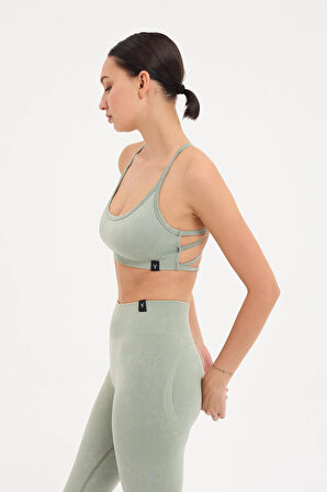 Glowfit Sporcu Sütyeni Askılı Sırt Detaylı Toparlayıcı Büstiyer Bra