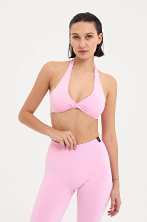 Amara Sporcu Sütyeni Boyundan Halter Yaka Toparlayıcı Büstiyer Bra 