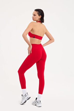 Amara Sporcu Sütyeni Boyundan Halter Yaka Toparlayıcı Büstiyer Bra 