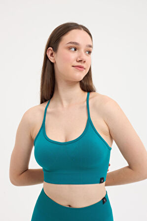 Luma Sporcu Sütyeni Askılı Sırt Detaylı Toparlayıcı Büstiyer Bra