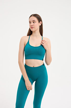 Luma Sporcu Sütyeni Askılı Sırt Detaylı Toparlayıcı Büstiyer Bra