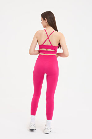 Luma Sporcu Sütyeni Askılı Sırt Detaylı Toparlayıcı Büstiyer Bra