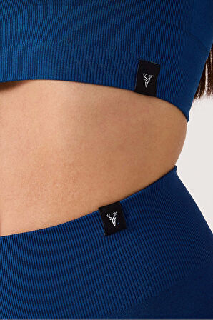 Sally Yüksek Bel Esnek ve Toparlayıcı Seamless Spor Şort