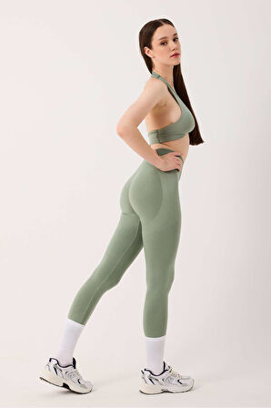 Amara Spor Tayt Seamless Yüksek Bel Esnek Şekillendirici ve Toparlayıcı Tayt