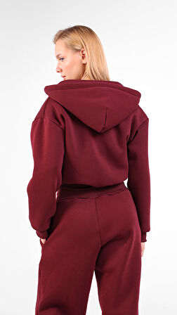 Liri Yumuşak Dokulu 3 İplik Kadın Eşofman Takımı