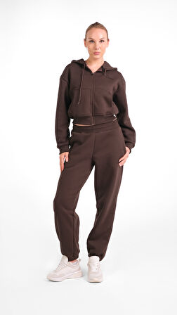 Liri Yumuşak Dokulu 3 İplik Kadın Eşofman Takımı