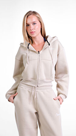 Liri Yumuşak Dokulu 3 İplik Kadın Eşofman Takımı