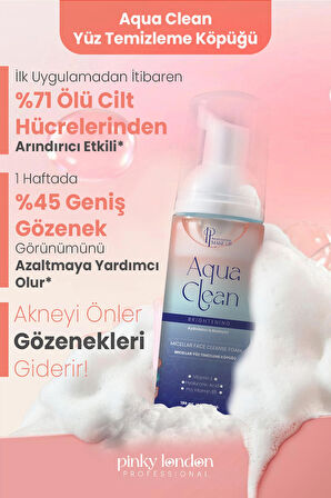 MAKYAJ YEMİZLEME KÖPÜĞÜ AQUA CLEAN 150 ML 