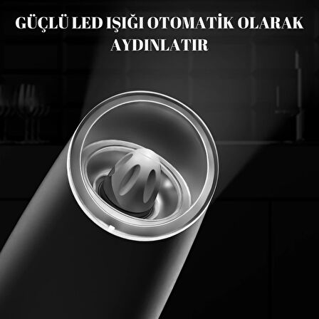Şarlı Işıklı Full Otomatik Tuz Karabiber Değirmen Seti (2Li) Anneler Günü Özel Hediye Edition