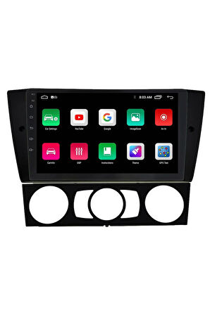 Araç Multimedya Cihazı - 2 32 / Ips 9 Inch Ekran - Navigasyon - Carplay - Bmw E90 Manuel - Vsr