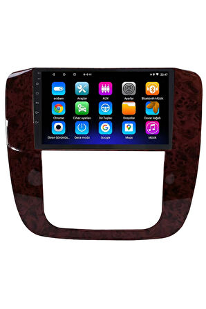 Araç Multimedya Cihazı - 2 32 /qled 10 Inch Ekran - Navigasyon - Carplay - Chevrolet Tahoe 06-14-vsr