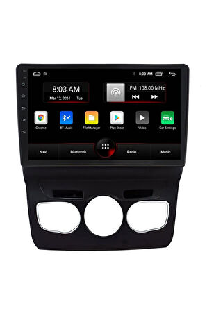 Araç Multimedya Cihazı - 2 32 / Ips 10 Inch Ekran - Navigasyon - Carplay - Citroen C4 L 11 14 - Vsr