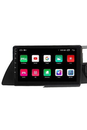 Araç Multimedya Cihazı - Uyumlu 2 32 / Ips 9 Inch Ekran - Navigasyon - Carplay - Citroen C5 - Vsr