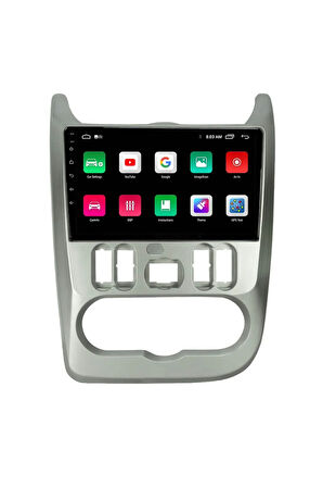 Araç Multimedya Cihazı - 2 32 / Ips 9 Inch Ekran - Navigasyon - Carplay - Dacia Duster - Vsr