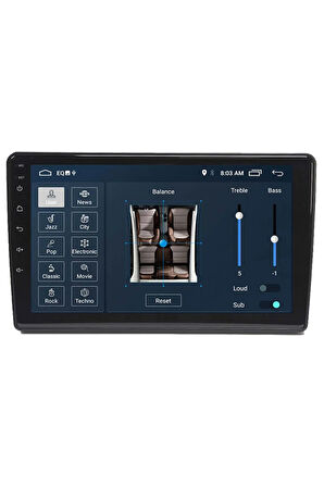 Araç Multimedya Cihazı - 2 32 / Ips 9 Inch Ekran - Navigasyon - Carplay - Duster Lodgy Sand Uyumlu