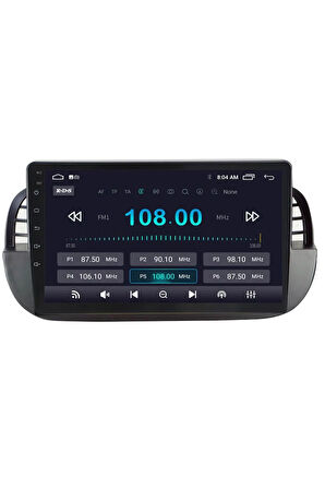 Araç Multimedya Cihazı - 2 32 / Ips 9 Inch Ekran - Navigasyon - Carplay - Fiat 500 Black - Vsr