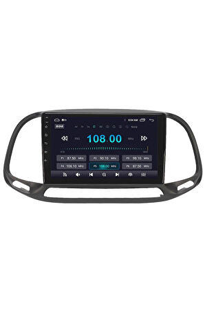 Araç Multimedya Cihazı - 2 32 / Ips 9 Inch Ekran - Navigasyon - Carplay - Fiat Doblo 15-21 - Vsr