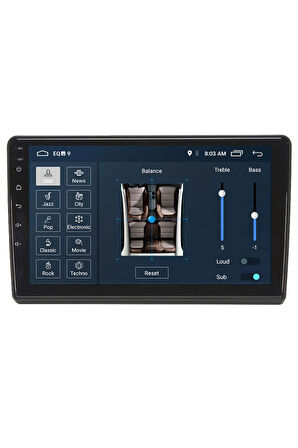 Multimedya Cihazı Uyumlu - 2 32 / Ips 9 Inch Ekran - Navigasyon - Carplay - Fiat Ducato Boxer- Vsr