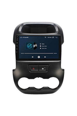 Araç Multimedya Cihazı - 2 32 / Qled 10 Inch Ekran - Navigasyon - Carplay - Ford Ranger 12-15 - Vsr