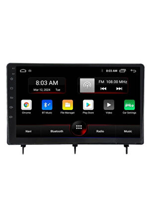 Araç Multimedya Cihazı - 2 32 / Ips 9 Inch Ekran - Navigasyon - Carplay - Honda Civic 2022 - Vsr