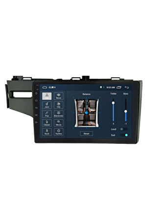 Araç Multimedya Cihazı - 2 32 / Ips 10 Inch Ekran - Navigasyon - Carplay - Honda Jazz 15-19 - Vsr