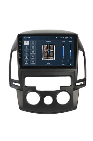 Araç Multimedya Cihazı - 2 32 / Qled 10 Inch Ekran - Navigasyon - Carplay - Hyundai I30 08-11 - Vsr