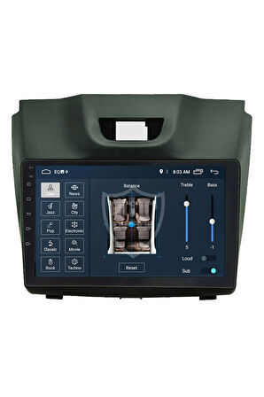 Araç Multimedya Cihazı - 2 32 / Ips 9 Inch Ekran - Navigasyon - Carplay - Isuzu D Max 12-17 Uyumlu