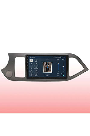Araç Multimedya Cihazı - 2 32 / Ips 9 Inch Ekran - Navigasyon - Carplay - Kia Picanto 11-16 Uyumlu