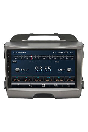 Araç Multimedya Cihazı - 2 32 / Ips 9 Inch Ekran - Navigasyon - Carplay - Kia Sportage 10-15 Uyumlu