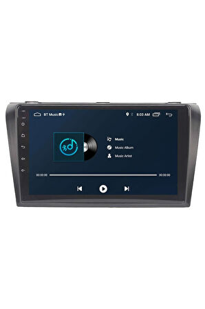 Araç Multimedya Cihazı - 2 32 / Ips 9 Inch Ekran - Navigasyon - Carplay - Mazda 3 2004 2009 Uyumlu
