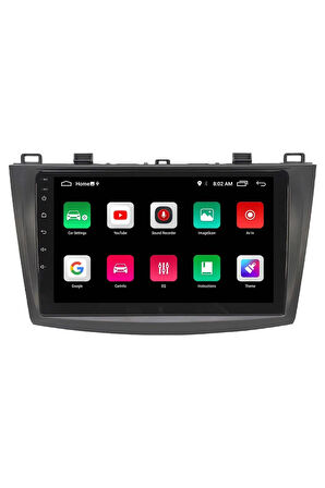 Araç Multimedya Cihazı - 2 32 / Ips 9 Inch Ekran - Navigasyon - Carplay - Mazda 3 2010 2015 Uyumlu