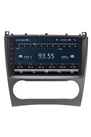 Araç Multimedya Cihazı - 2 32 / Ips 9 Inch Ekran - Navigasyon - Carplay - Mercedes C Class - Vsr