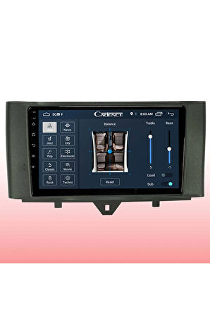 Araç Multimedya Cihazı - 2 32 / Ips 9 Inch Ekran - Navigasyon - Carplay - Mercedes Smart 1 -uyumlu