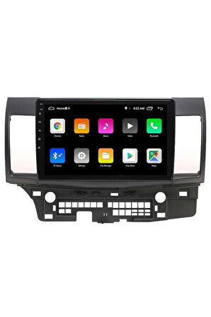 Araç Multimedya Cihazı - 2 32 / Ips 10 Inch Ekran - Navigasyon - Carplay - Mits. Lancer 08-15 - Vsr