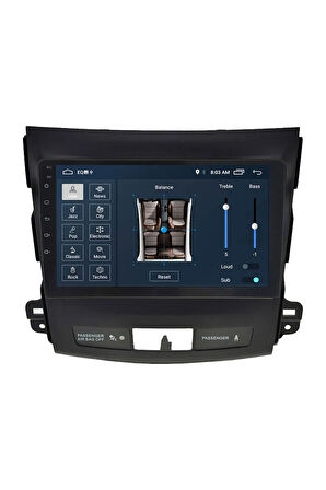Araç Multimedya Cihazı - 2 32 / Qled 10 Inch Ekran - Navigasyon - Carplay - Outlander 06-12 -vsr