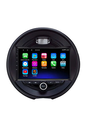 Araç Multimedya Cihazı - 2+32 / QLED 10 inch Ekran - Navigasyon - Carplay - Mini Cooper 15 19 - VSR