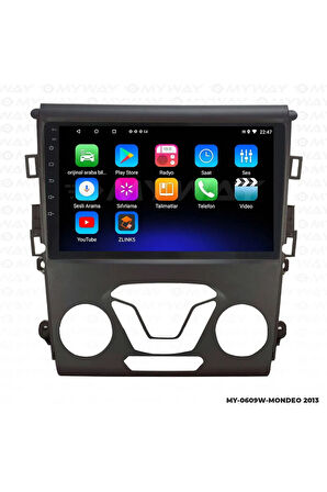 Araç Multimedya Cihazı Uyumlu - 2 32 / Ips 9 Inch Ekran - Navigasyon - Carplay - Mondeo 2013