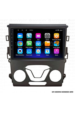 Araç Multimedya Cihazı Uyumlu - 2 32 / Ips 9 Inch Ekran - Navigasyon - Carplay - Mondeo 2013