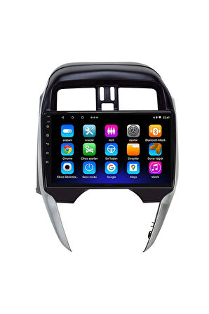 Araç Multimedya Cihazı - 2 32 / Ips 9 Inch Ekran - Navigasyon - Carplay - Sunny Versa 15 - 19 -vsr
