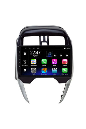Araç Multimedya Cihazı - 2 32 / Ips 9 Inch Ekran - Navigasyon - Carplay - Sunny Versa 15 - 19 -vsr
