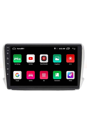 Araç Multimedya Cihazı - 2 32 / Ips 10 Inch Ekran - Navigasyon - Carplay - Peugeot 208 10.1 Uyumlu
