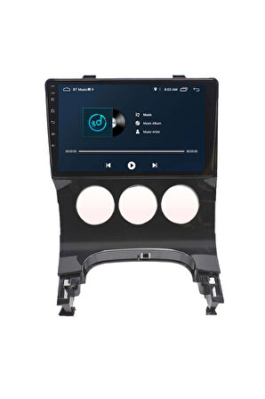 Araç Multimedya Cihazı - 2 32 / Ips 9 Inch Ekran - Navigasyon - Carplay - Peugeot 3008 5008 - Vsr