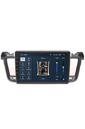 Araç Multimedya Cihazı - 2 32 / Ips 9 Inch Ekran - Navigasyon -- Peugeot 508 - Vsr Uyumlu
